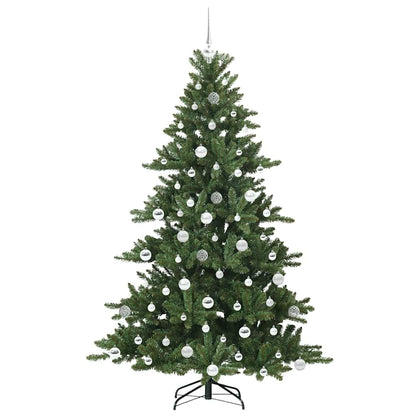 Artificial Hinged Christmas Tree Green 180 cm PVC and Steel