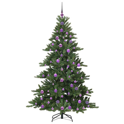 Artificial Hinged Christmas Tree Green 180 cm PVC and Steel