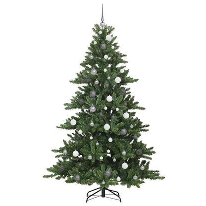 Artificial Hinged Christmas Tree Green 210 cm PVC and Steel