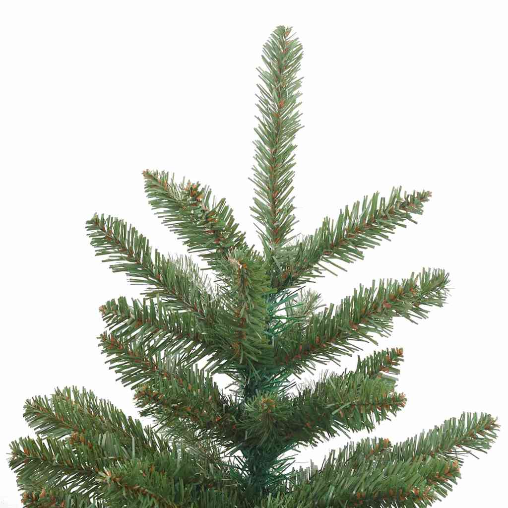 Artificial Hinged Christmas Tree Green 210 cm PVC and Steel