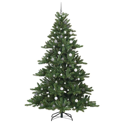 Artificial Hinged Christmas Tree Green 240 cm PVC and Steel