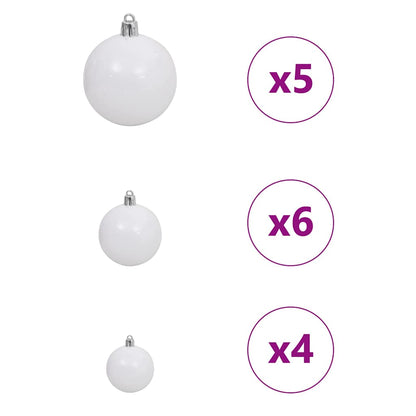 Artificial Christmas Tree with 150 LEDs Green 120 cm PE and PVC