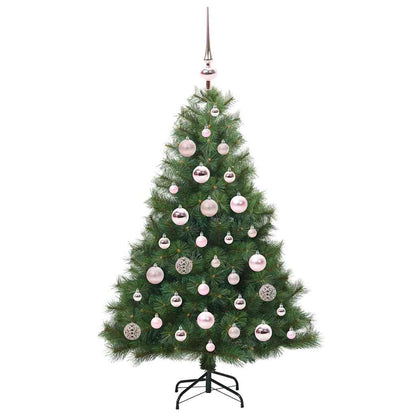 Artificial Christmas Tree with 150 LEDs Green 120 cm PE and PVC
