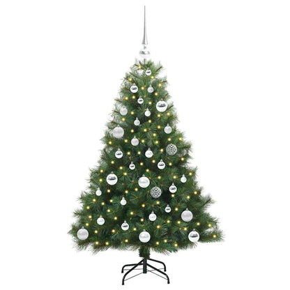 Artificial Christmas Tree with 150 LEDs Green 120 cm PE and PVC