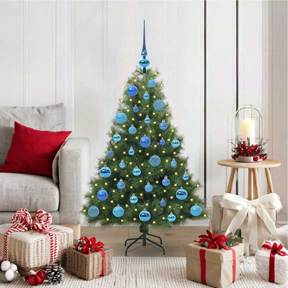 Artificial Christmas Tree with 150 LEDs Green 120 cm PE and PVC