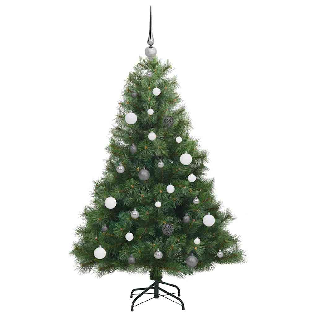 Artificial Christmas Tree with 150 LEDs Green 150 cm PE and PVC