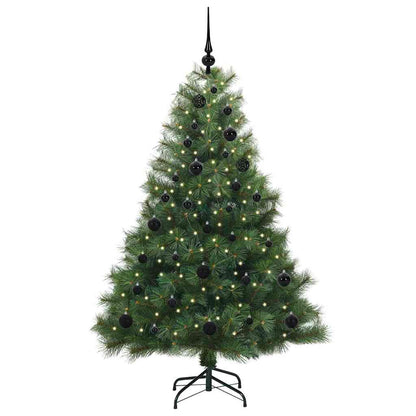 Artificial Christmas Tree with 150 LEDs Green 150 cm PE and PVC