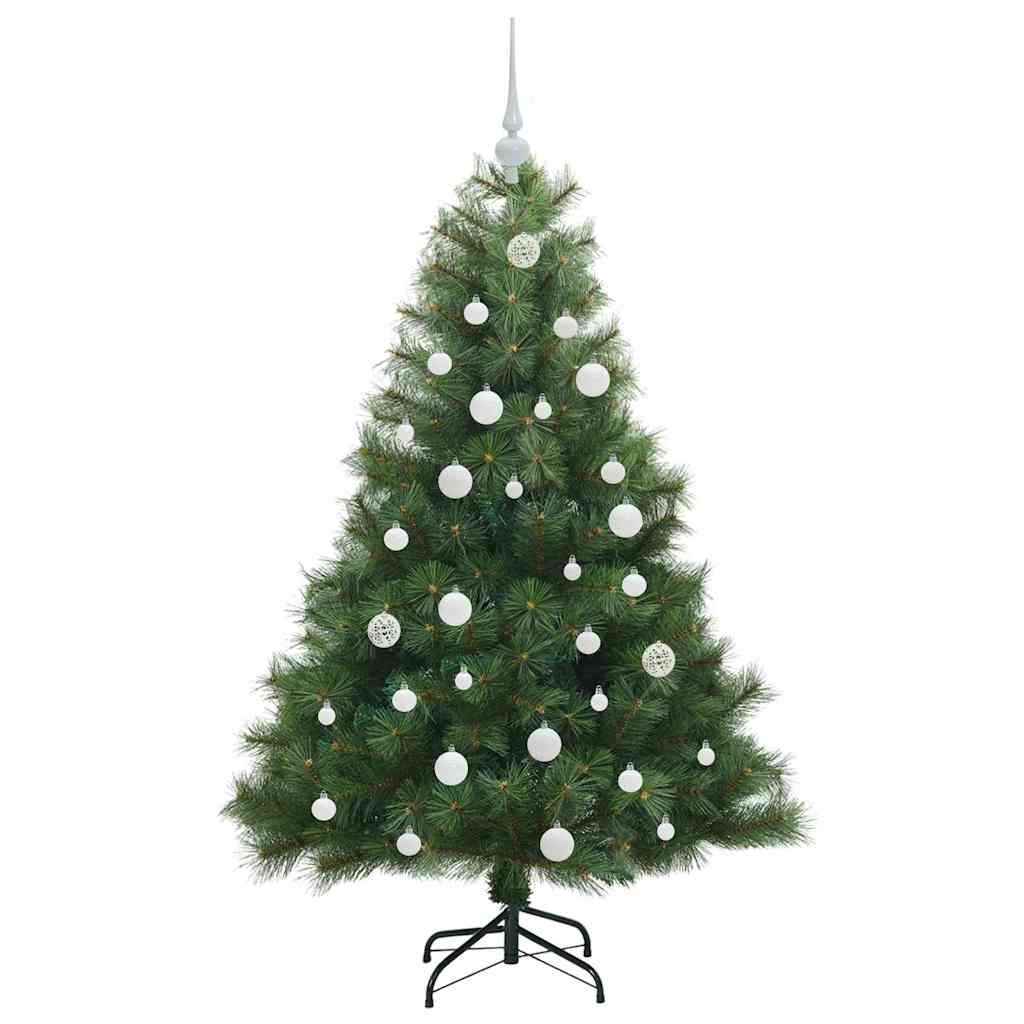 Artificial Christmas Tree with 150 LEDs Green 150 cm PE and PVC