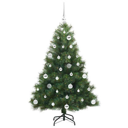Artificial Christmas Tree with 150 LEDs Green 150 cm PE and PVC