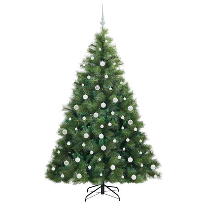 Artificial Christmas Tree with 300 LEDs Green 180 cm PE and PVC