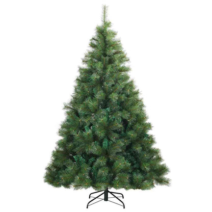 Artificial Christmas Tree with 300 LEDs Green 240 cm PE and PVC
