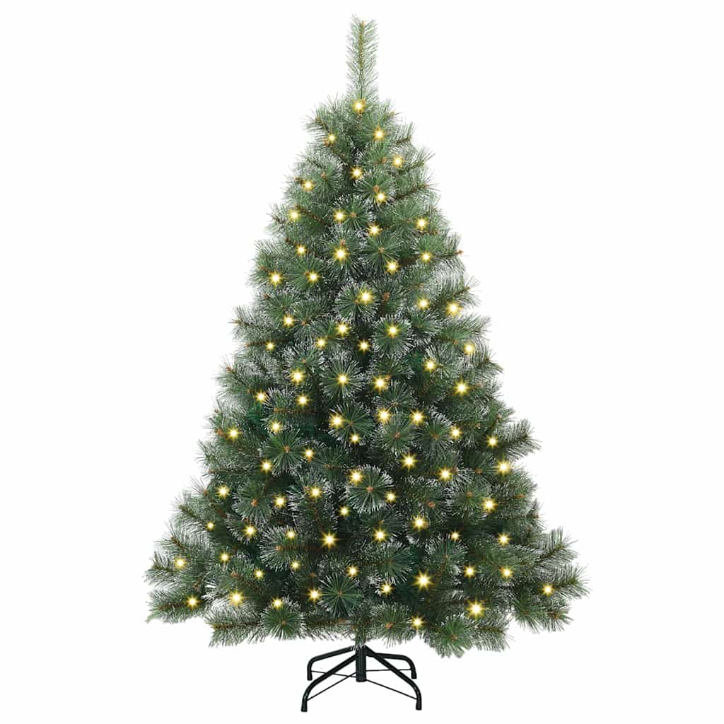 Artificial Christmas Tree with 150 LEDs Green 150 cm PE and PVC