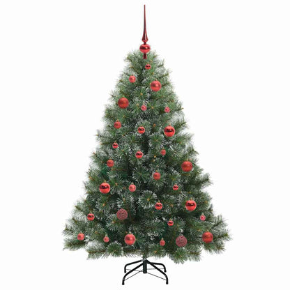 Artificial Christmas Tree with 150 LEDs Green 150 cm PE and PVC