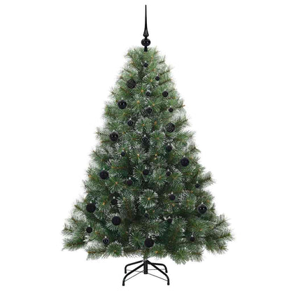 Artificial Christmas Tree with 150 LEDs Green 150 cm PE and PVC