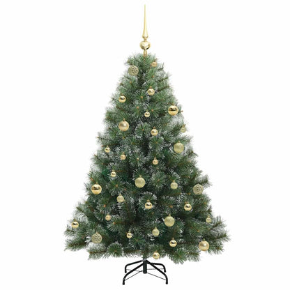 Artificial Christmas Tree with 150 LEDs Green 150 cm PE and PVC