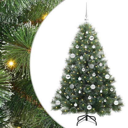Artificial Christmas Tree with 150 LEDs Green 150 cm PE and PVC