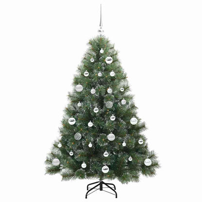 Artificial Christmas Tree with 150 LEDs Green 150 cm PE and PVC