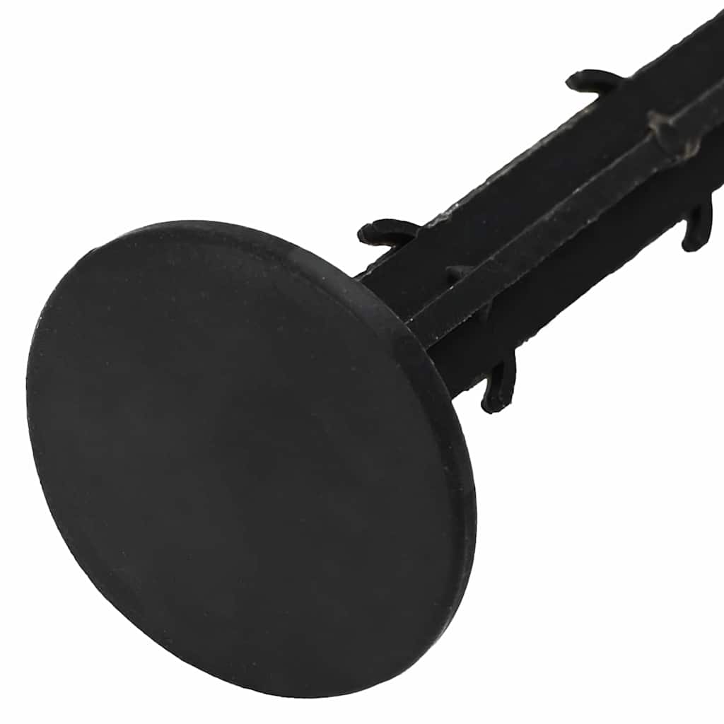 Ground Pegs 100 pcs Black Ø3 x 11 cm Plastic