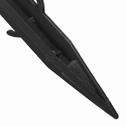 Ground Pegs 500 pcs Black Ø3 x 11 cm Plastic
