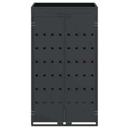 Wheelie Bin Storage with Planter Roof for Single 240L Bin