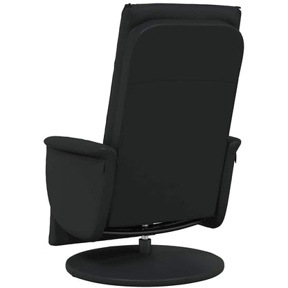 Swivel Massage Recliner Chair Black 71 x 90 x 105 cm