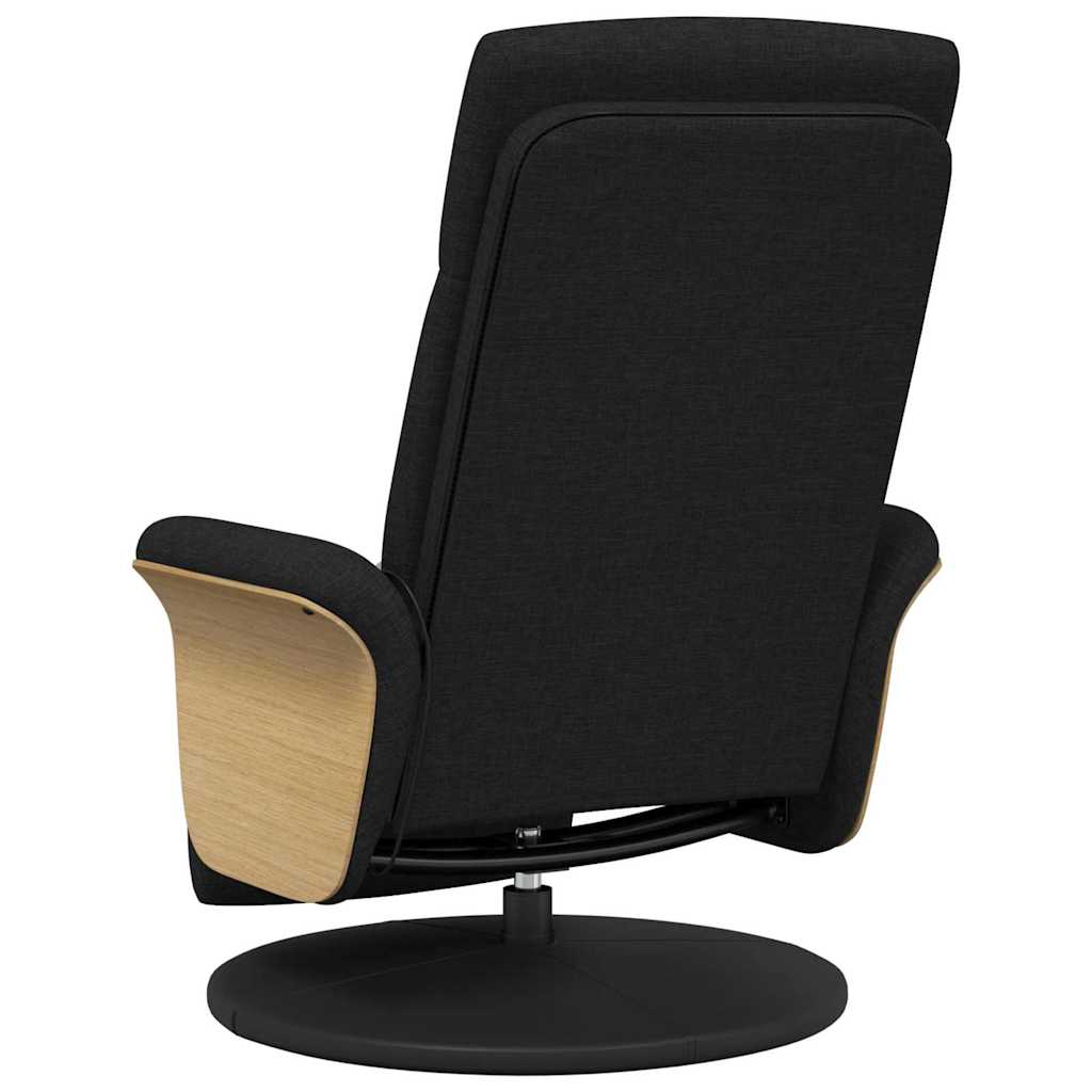 Massage Recliner Chair Black 79 x 87 x 104.5 cm Fabric