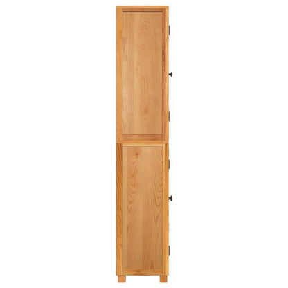 Storage Furniture Set with Shelf 2 pcs Natural 80 x 35 x 185 cm