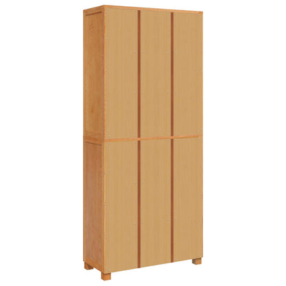 Storage Furniture Set 2 pcs Natural Engineered Wood and Oak