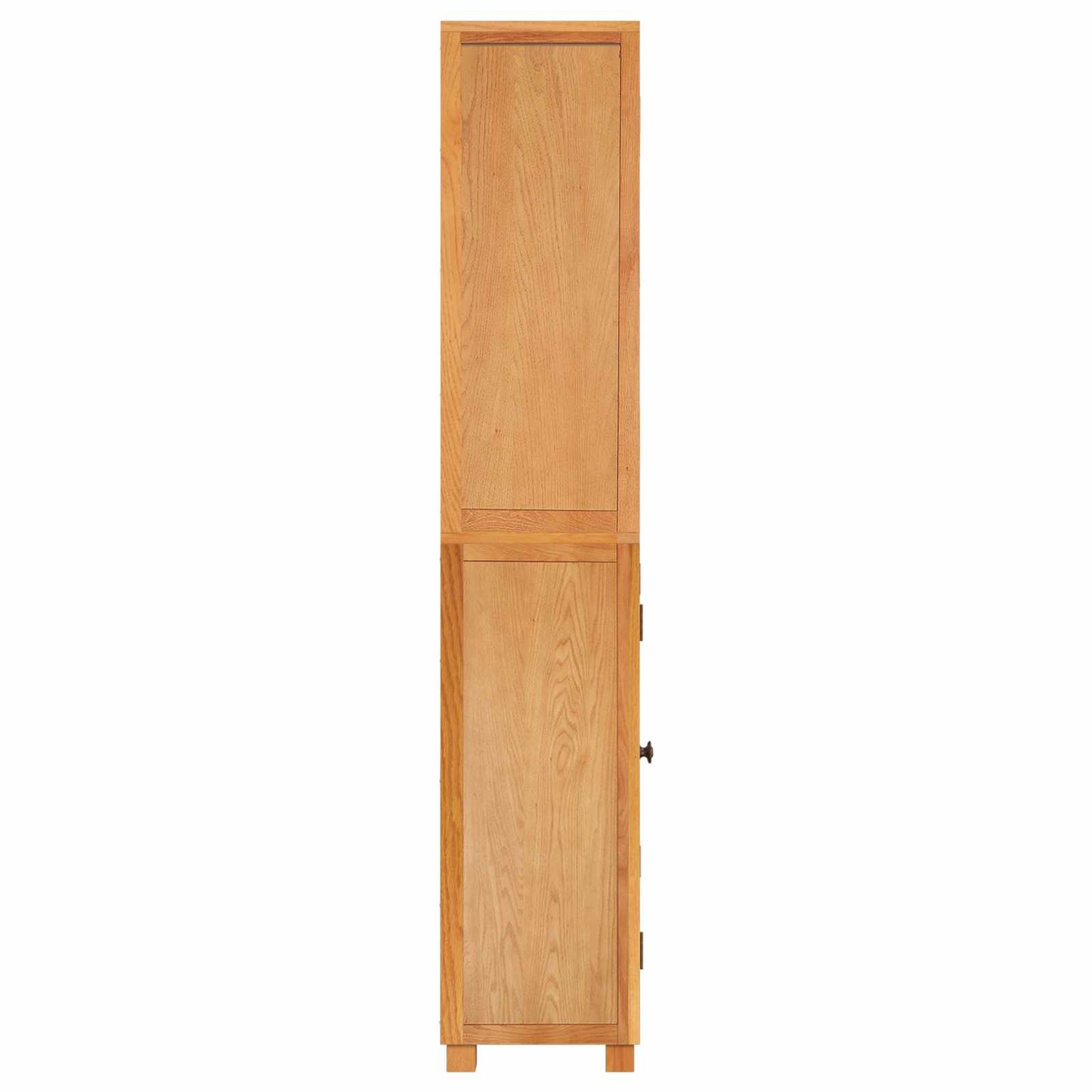 Storage Furniture Set with Shelf 2 pcs Natural 80 x 35 x 185 cm
