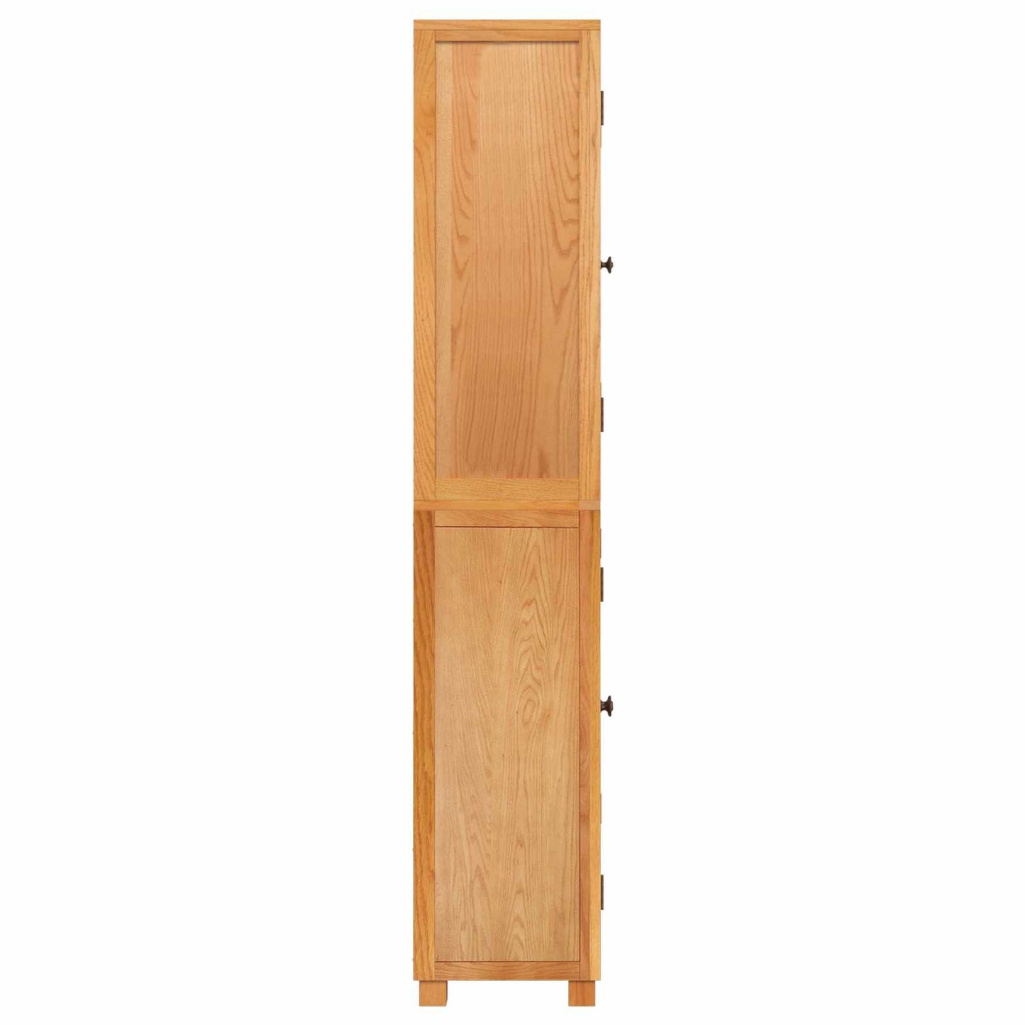 Storage Furniture Set with Shelf 2 pcs Natural 80 x 35 x 185 cm
