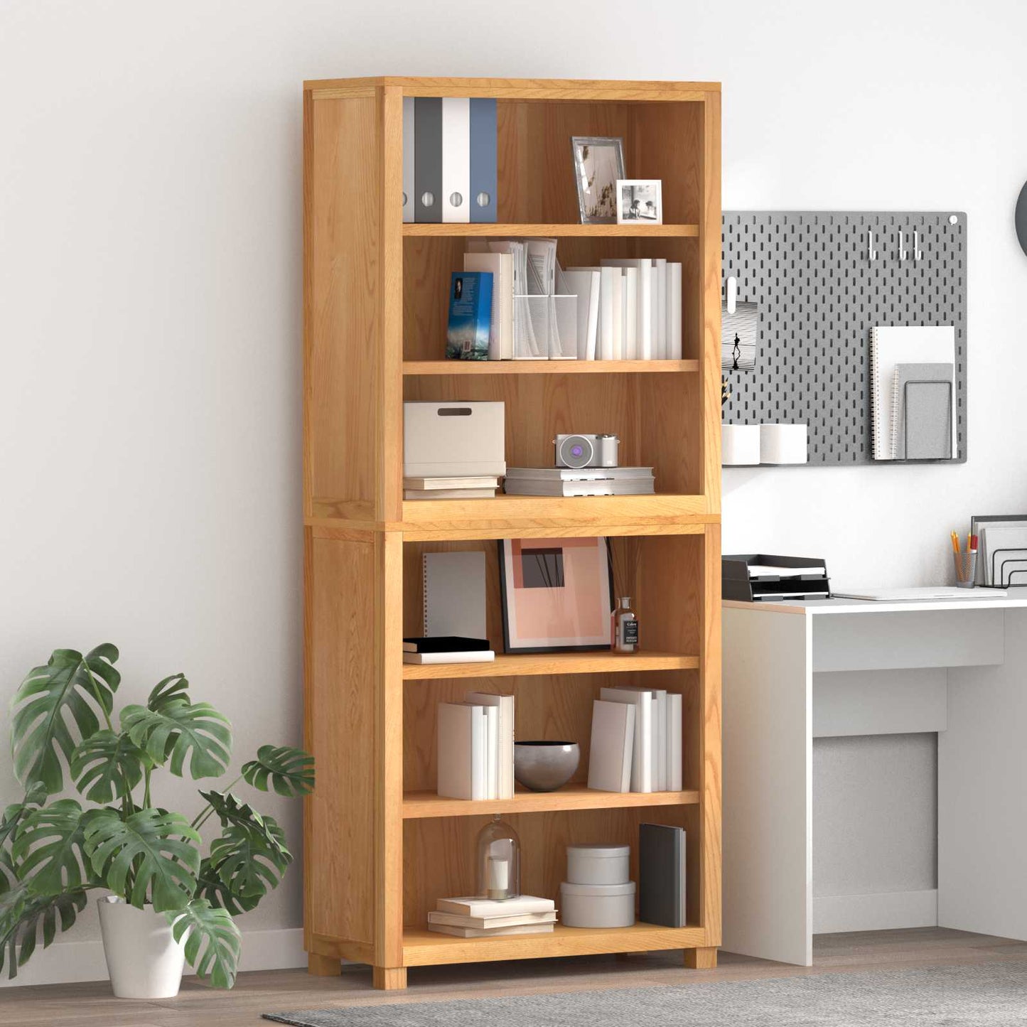 Storage Furniture Set with Storage Brown Engineered wood
