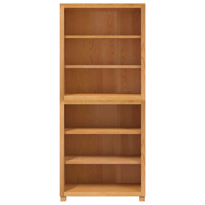 Storage Furniture Set with Shelf 2 pcs Natural 80 x 35 x 185 cm