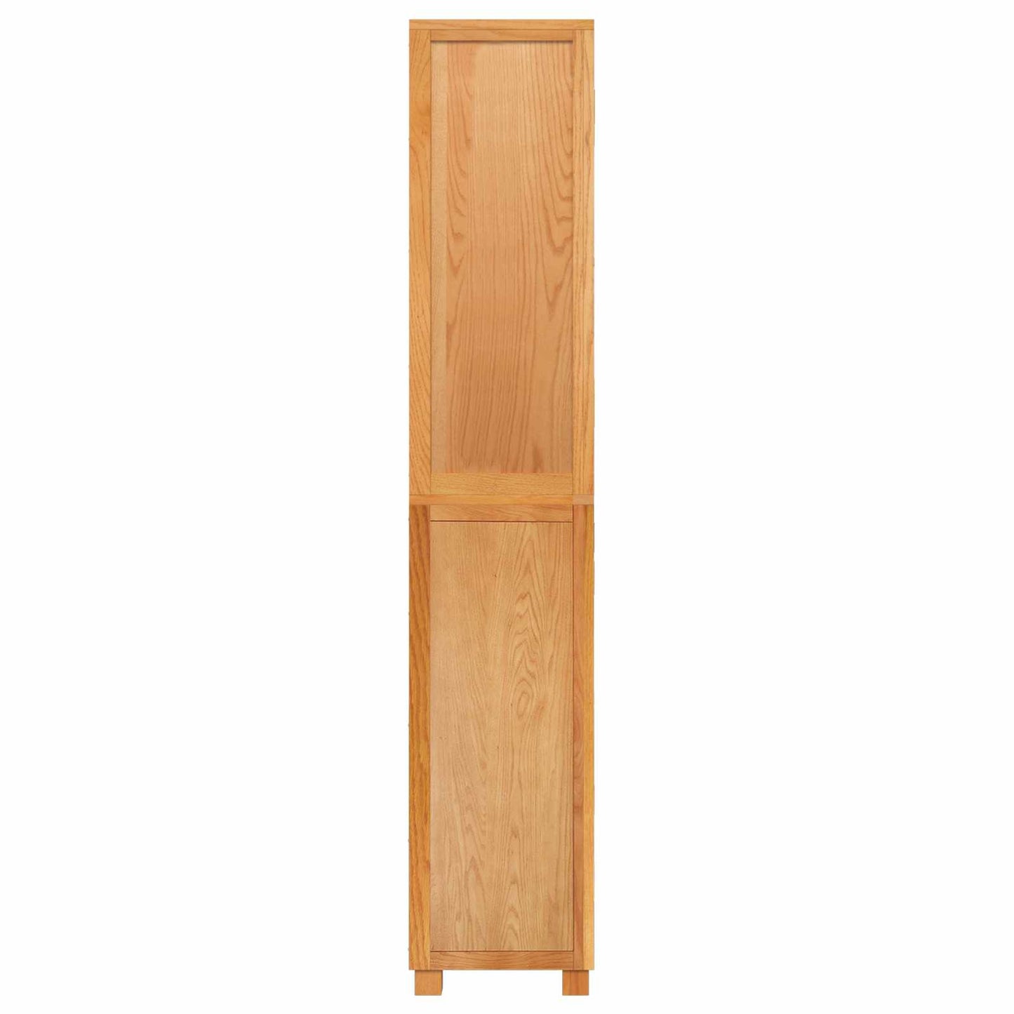 Storage Furniture Set with Shelf 2 pcs Natural 80 x 35 x 185 cm