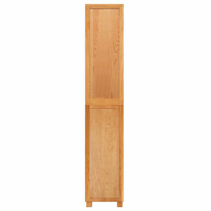 Storage Furniture Set with Shelf 2 pcs Natural 80 x 35 x 185 cm