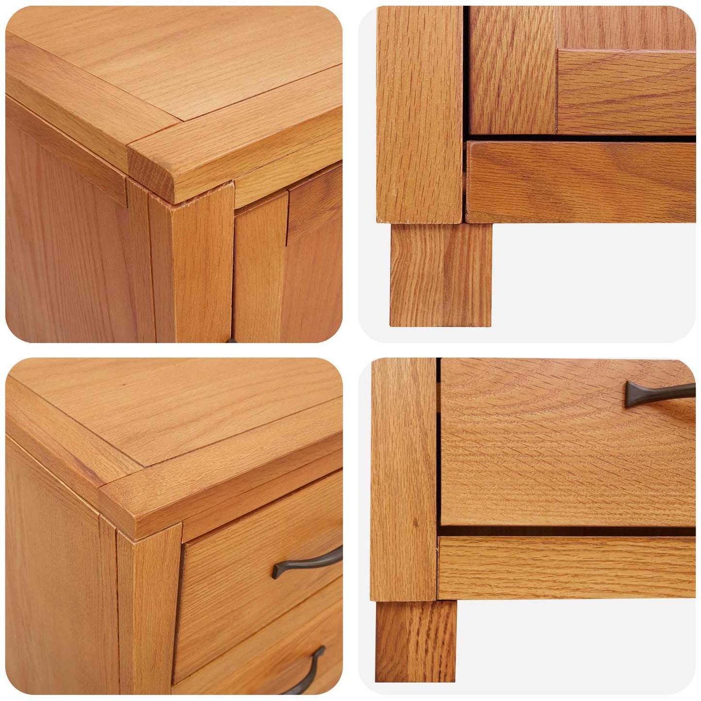 Storage Furniture Set with Drawer Brown Engineered wood