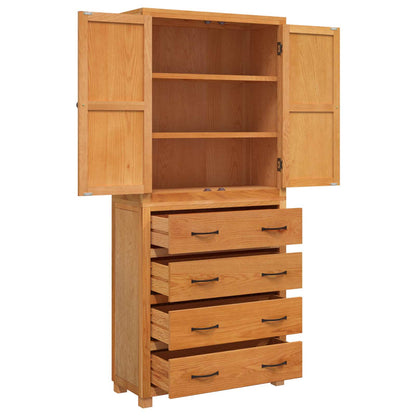 Storage Furniture Set with Drawer Brown Engineered wood