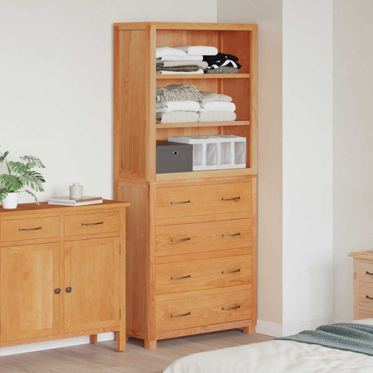 Storage Furniture Set with Drawer Brown Engineered wood
