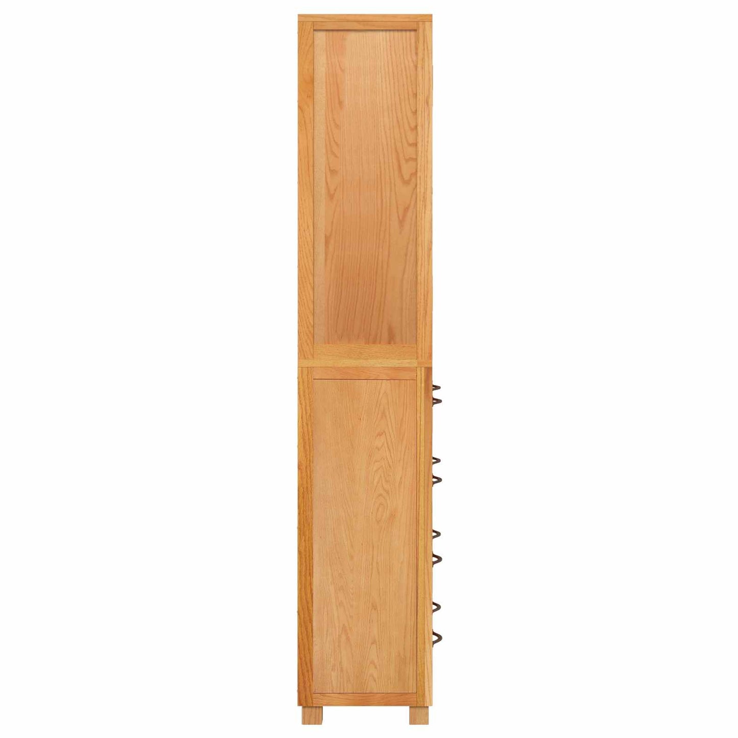 Storage Furniture Set with Shelf 2 pcs Natural 80 x 35 x 185 cm