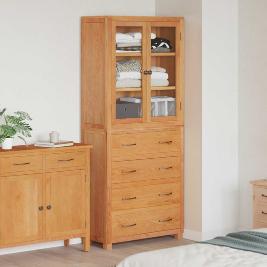 Storage Furniture Set with Drawer Brown Engineered wood