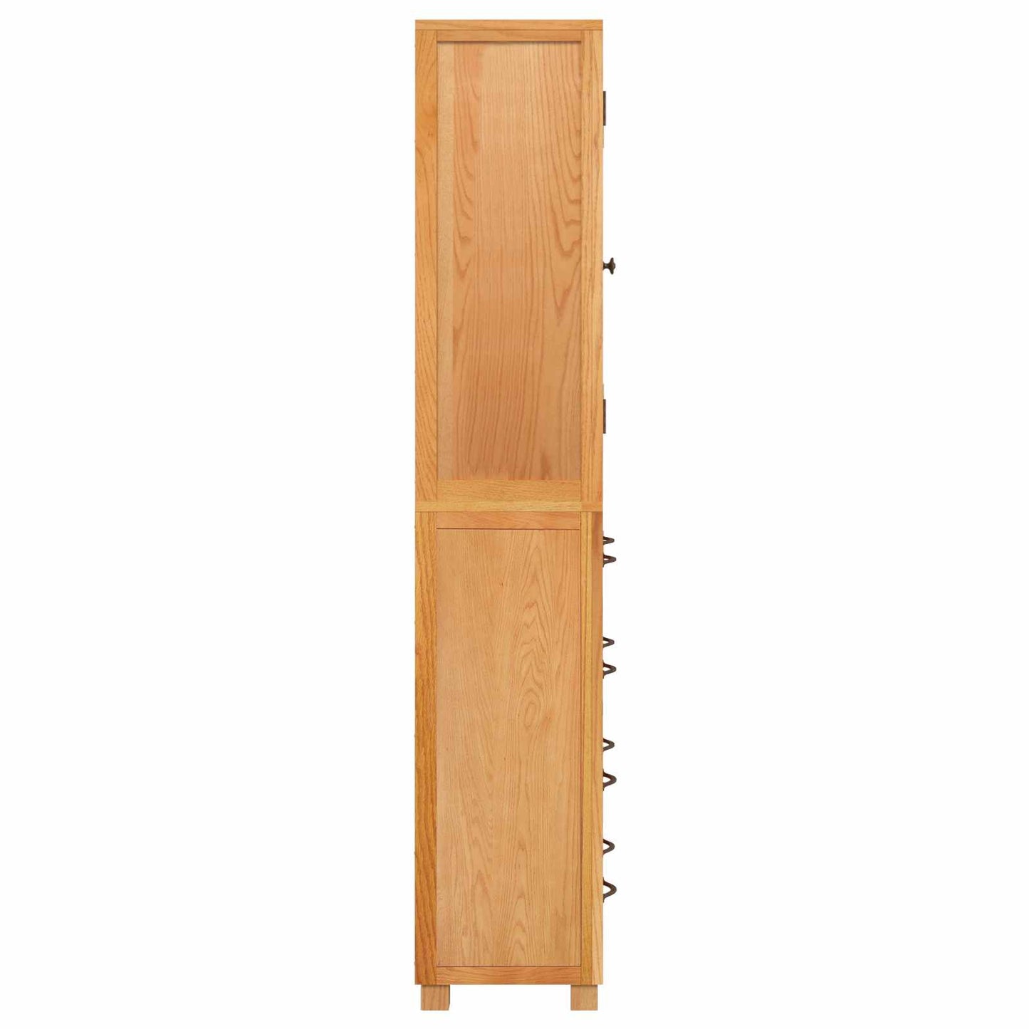 Storage Furniture Set with Shelf 2 pcs Natural 80 x 35 x 185 cm