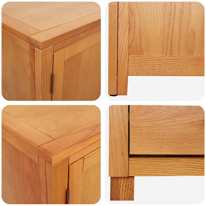 Storage Furniture Set with Storage Brown Engineered wood