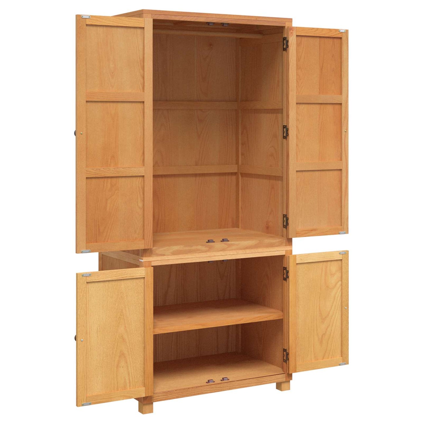 Storage Furniture Set with Storage Brown Engineered wood