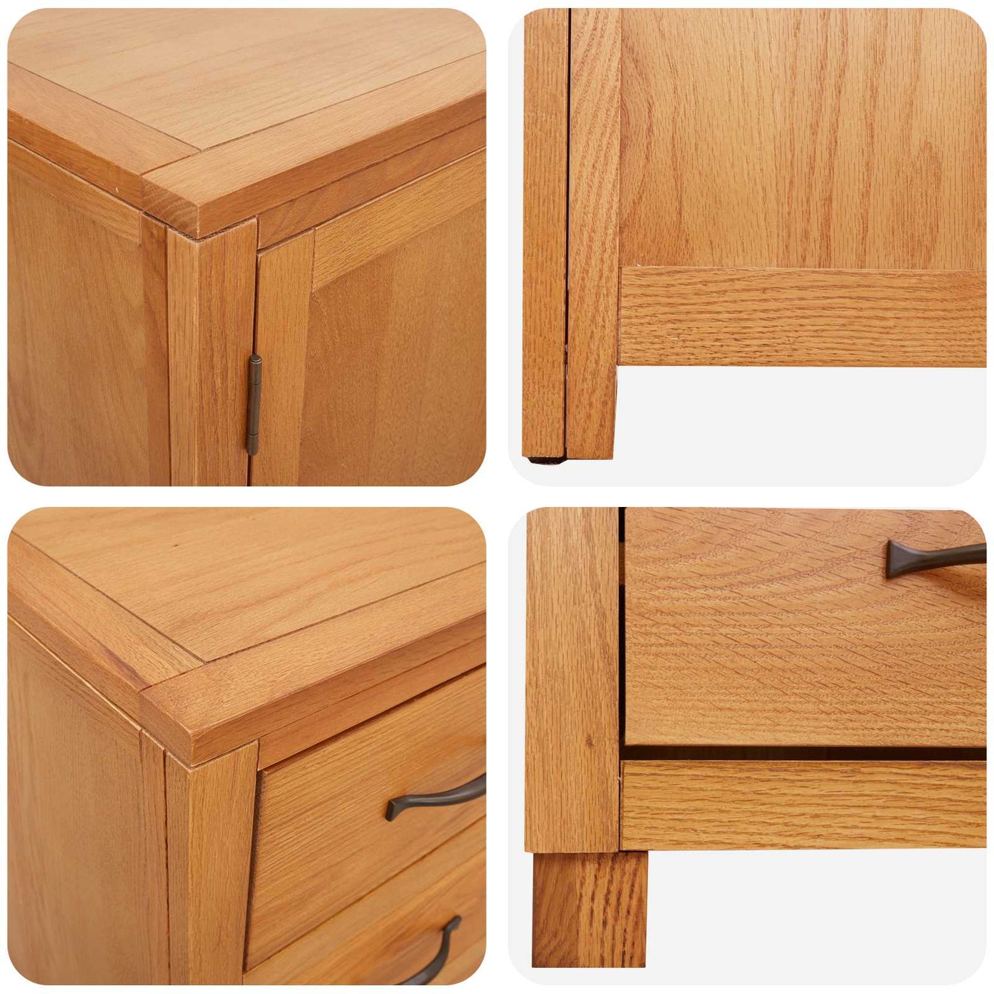 Storage Furniture Set with Drawer Brown Engineered wood