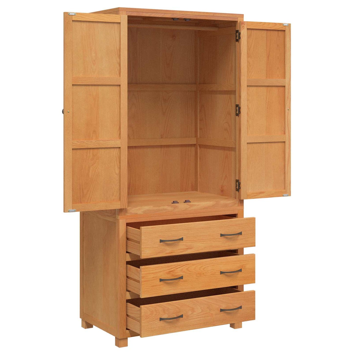 Storage Furniture Set with Drawer 2 pcs Brown 80 x 50 x 180 cm