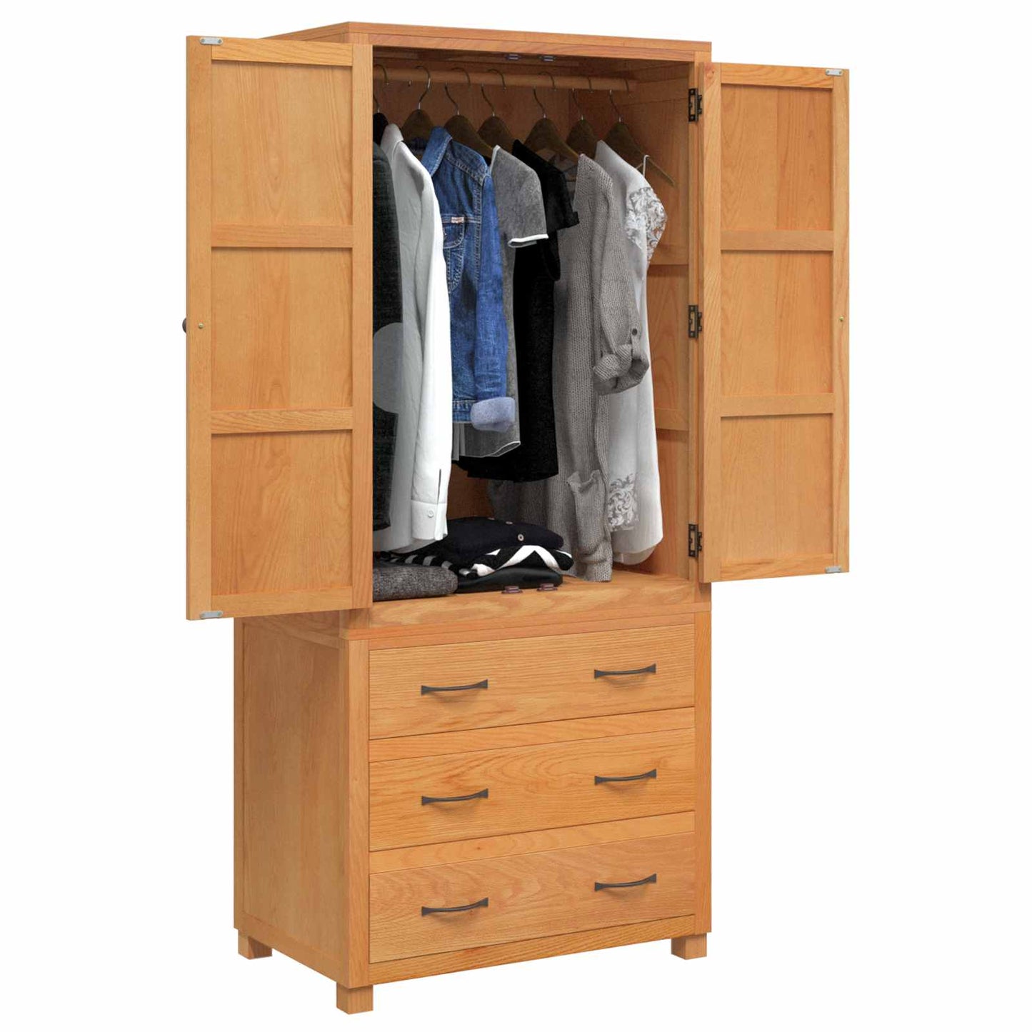 Storage Furniture Set with Drawer Brown Engineered wood