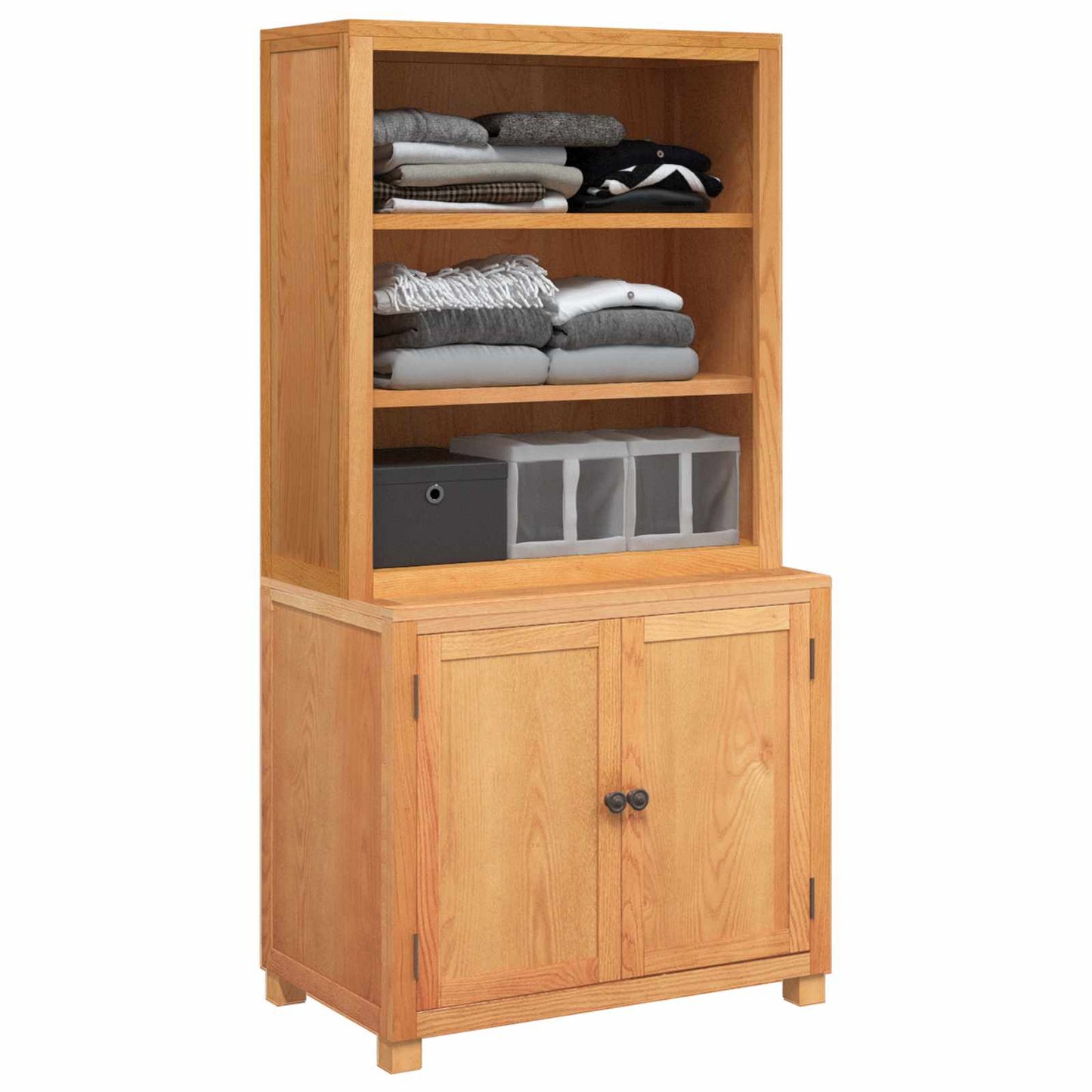 Storage Furniture Set with Storage 2 pcs Brown 80 x 50 x 160 cm