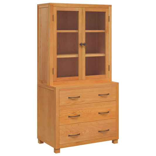 Storage Furniture Set with Drawer Brown Engineered wood