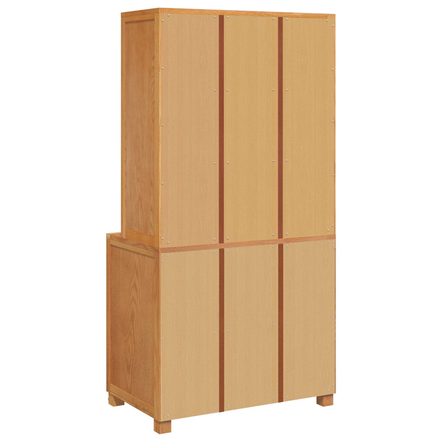 Storage Furniture Set with Drawer Brown Engineered wood
