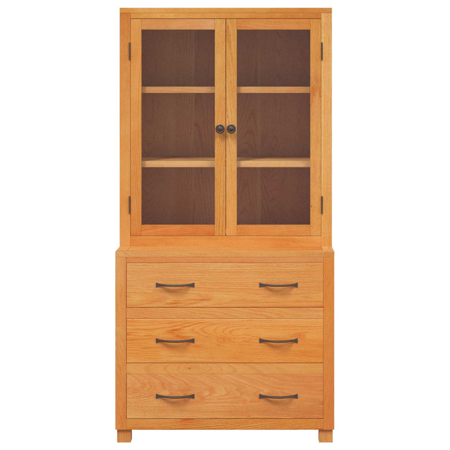 Storage Furniture Set with Drawer Brown Engineered wood