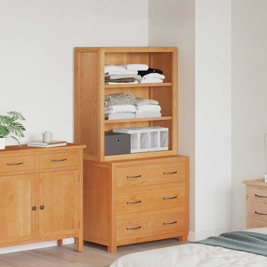Storage Furniture Set with Drawer Brown Engineered wood
